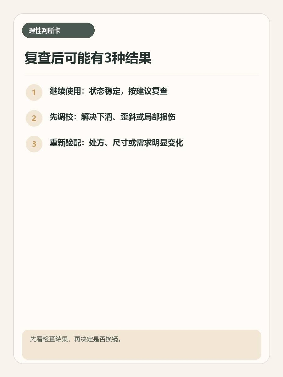 暑假复查后可能出现的三种结果